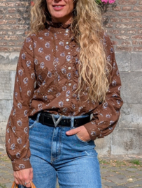Blouse Nirka Brown