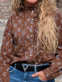 Blouse Nirka Brown