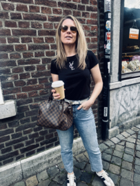 T-SHIRT YCL ZWART