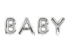 Folieballon letters baby XXL (2.62 meter x 86cm)