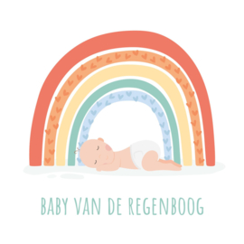 Kaart regenboogbaby