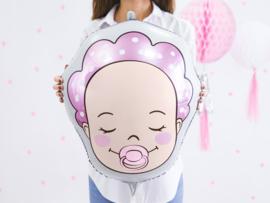 Folieballon baby (meisje) 40x45cm
