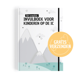 Complete invulboek voor kinderen op de IC (groen)