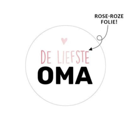 Sluitstickers "de liefste oma"