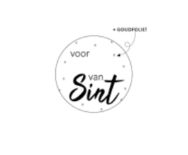 Sluitstickers "voor....van Sint"