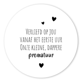 Muurcirkel "prematuur"