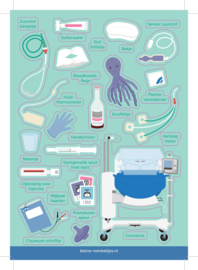 Neonatologie stickers (vel 1)