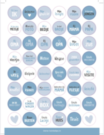 Mijlpaalstickers baby