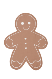 Gingerbread cookie placemat