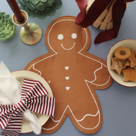 Gingerbread cookie placemat