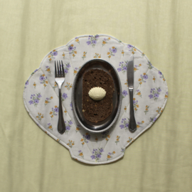 Fleurs de la Mer Yellow placemat