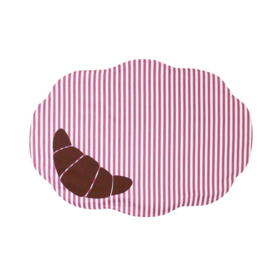 Amour Croissant pink placemat