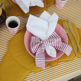 Bonjour Mon Amour pink napkin ring