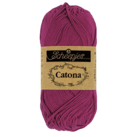 Scheepjes Catona 128 tyrian purple