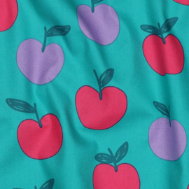 Poppy poplin - appeltjes petrol