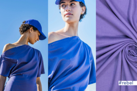 Fibre mood 33 -  geweven twill - donker blauw