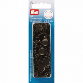 Prym color snap  donkerbruin 12,4 MM