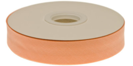 Zalm gevouwen biaisband 20 mm (per meter)