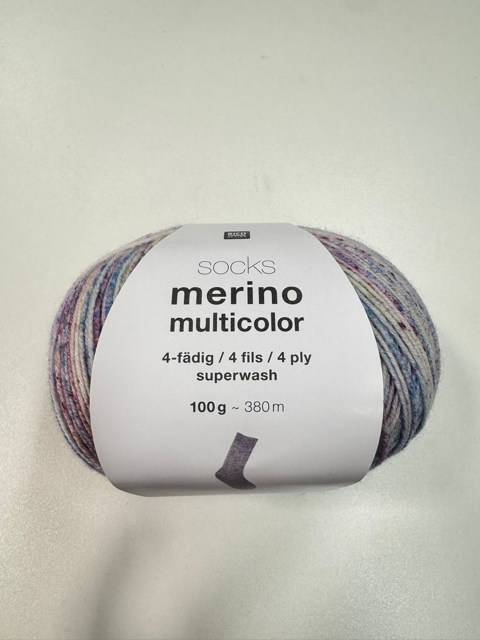 Sokken Merino Multicolour 4 draads Berries