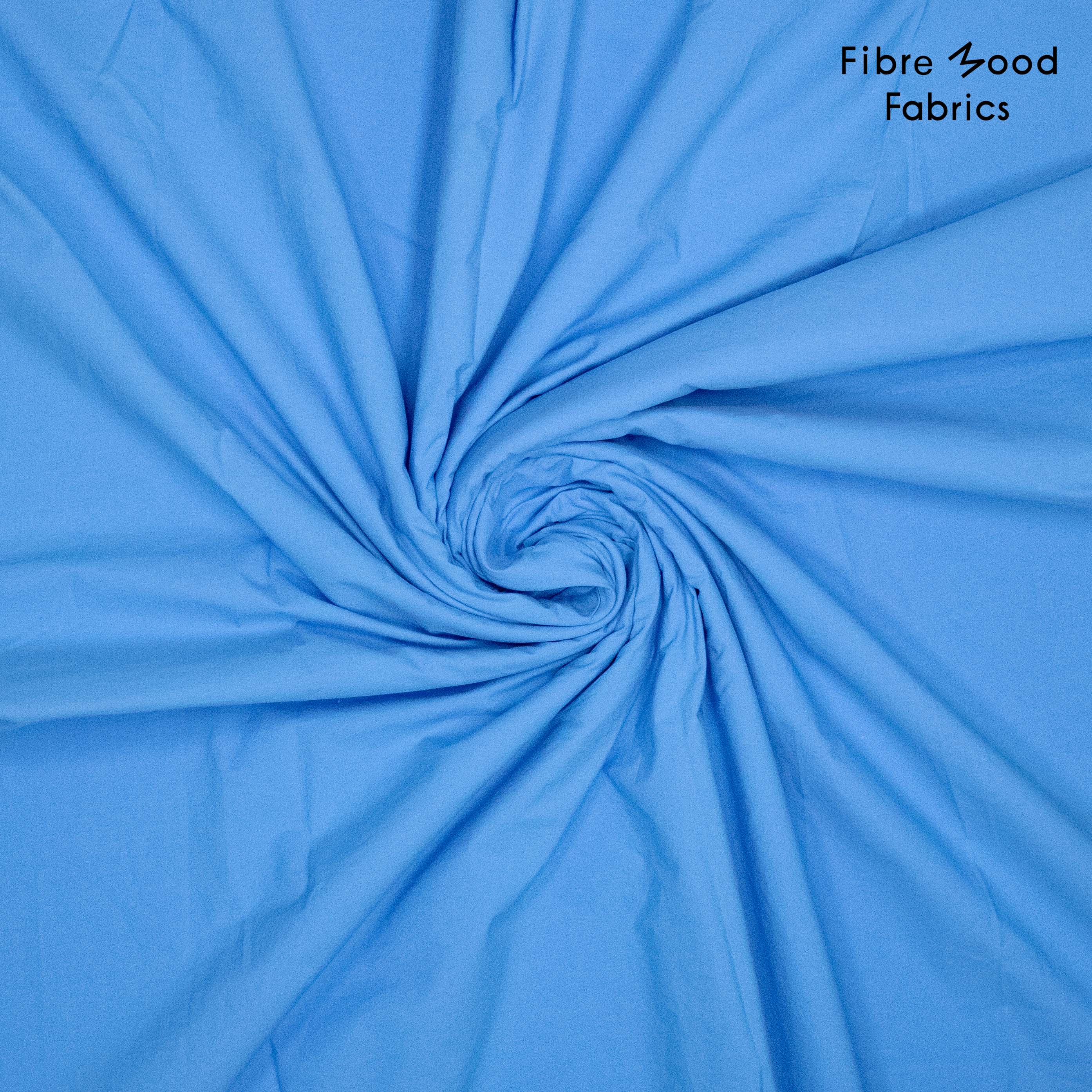 Fibre mood 34-  katoen poplin -  stone washed aqua splash