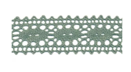 Kant band 2,5 cm/25mm -zeegroen