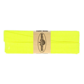 Jersey Biais 20mm 3 meter  neon geel 954