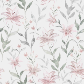 Tricot Family Fabrics lilies