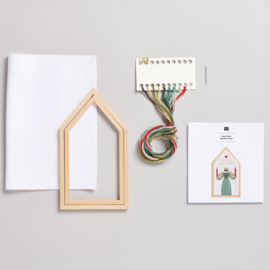 borduurpakket kerst - engeltje