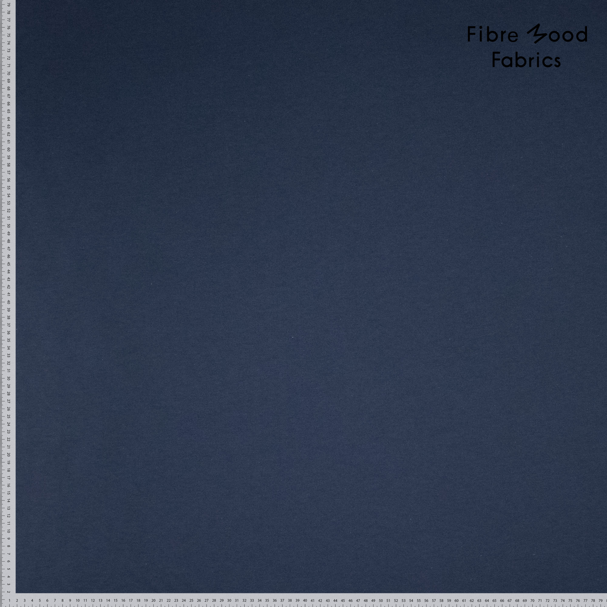 Knit co/ly 2x2 rib collar FM997249 (boordstof) donker blauw
