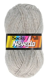 Scheepjes sokkenwol - Neveda Socky Pulli - 811 beige/grijs