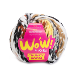 Katia - Wow Chunky Boom 303 (Bruin-Rood-Zwart)