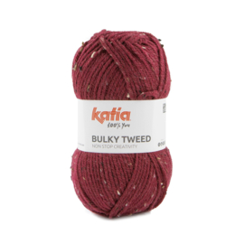 Katia Bulky Tweed - 207 framboos rood