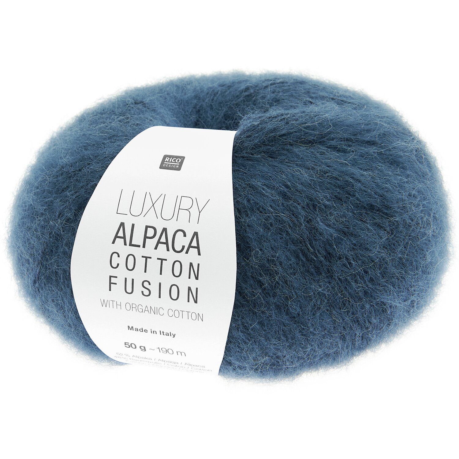 Luxe Alpaca Cotton Fusion- blauw