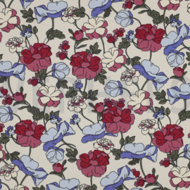 JERSEY - grote bloemen