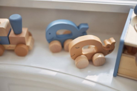 Jollein - houtenspeelgoed auto meerdere varianten