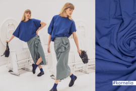 Fibremood 37 - French terry/ Knit co/ea jog not brushed classic blue