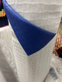 Nepleer - gevlochten - blauw