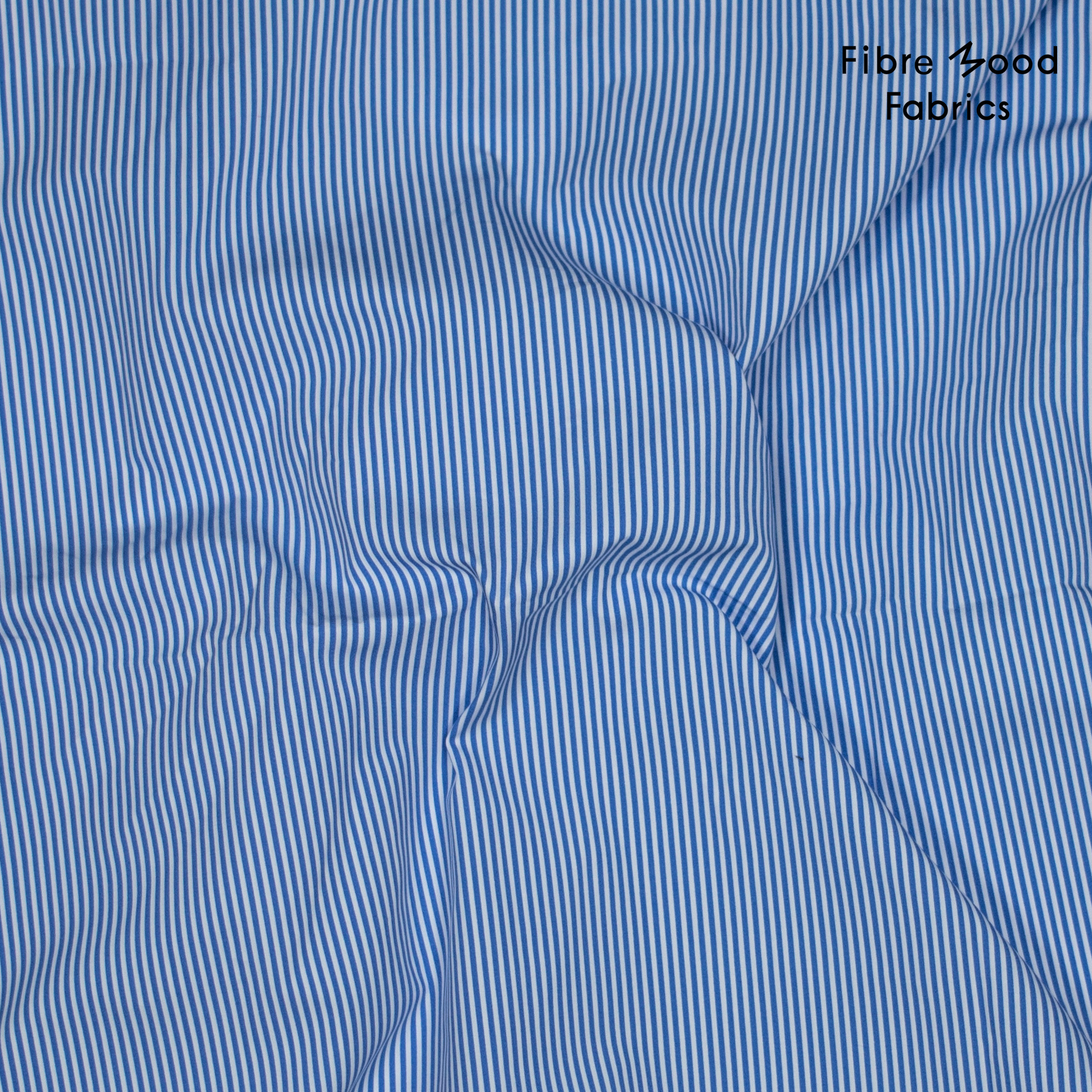 woven co poplin blauw wit FM410130
