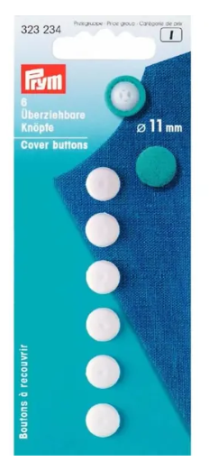 Prym stofknopen 11 mm (6 stuks)