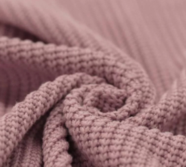 Big knit - oud roze