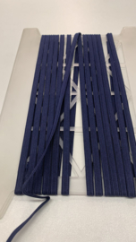 Wikkel koord plat - blauw