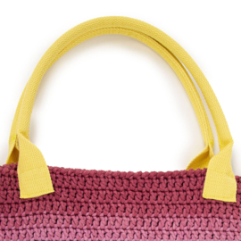 Katia Wow Tote bag - tashengsel/handvat  -geel