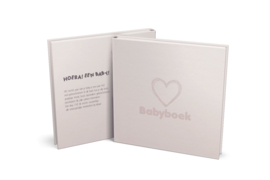 Babyboek zachtroze