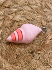 Kunststof Bedel - Roze schelp