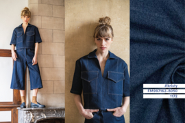 Fibre Mood -Gerecycled raw denim - donkerblauw