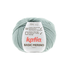 Katia - Basic Merino  wit achtig groen 80