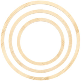 3 houten ringen
