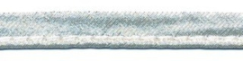zilver piping-/paspelband  - 2 mm koord (per meter)