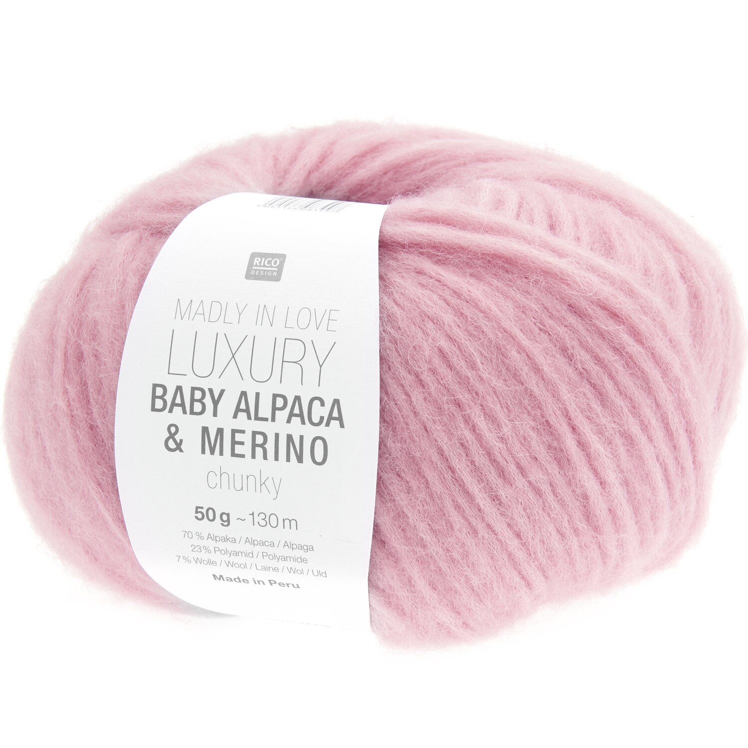 Luxe Baby Alpaca & Merino chunky - Madly in Love - koraal