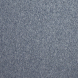 Angora knitted - gebreide stof - Rookblauw